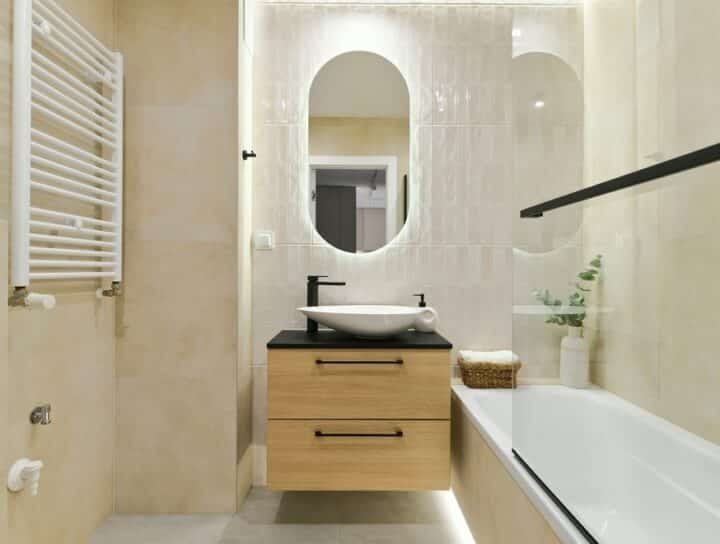 De Japandi stijl badkamer